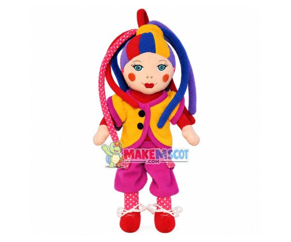 Exquisite Hand-sewn Girl Ragdoll Mascot Costume Exquisite Hand-sewn Girl Ragdoll Mascot Costume