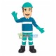 Friendly Professional Dredge Worker Mascot Costume Friendly Professional Dredge Worker Mascot Costume