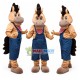 Handsome Vineyard Owner Horse Mascot Costume Handsome Vineyard Owner Horse Mascot Costume