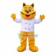 Fat Yellow Cat Chef Mascot Costume Fat Yellow Cat Chef Mascot Costume