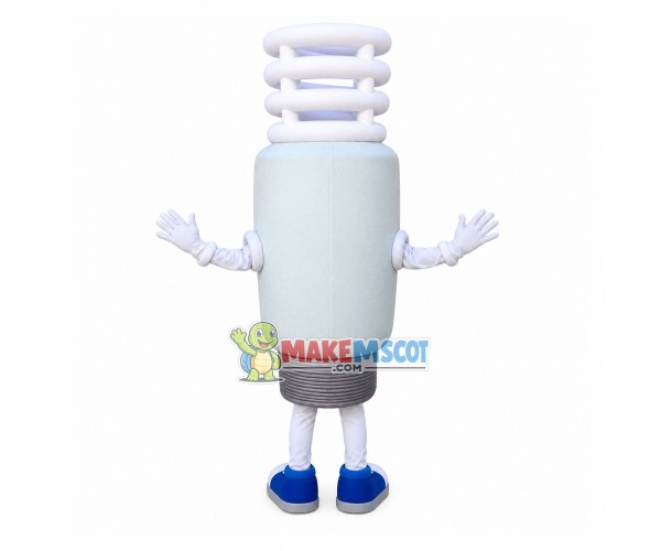 Threaded Energy-saving Bulb Mascot Costume Threaded Energy-saving Bulb Mascot Costume