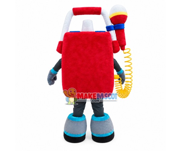 Separate Jukebox With Microphone Mascot Costume Separate Jukebox With Microphone Mascot Costume
