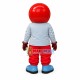 Motorcycle Racer Doll Wearing Red Helmet Mascot Costume Motorcycle Racer Doll Wearing Red Helmet Mascot Costume