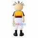 Winking Athlete Doll With Thinning Hair Mascot Costume Winking Athlete Doll With Thinning Hair Mascot Costume