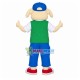 Energetic Boy Pig In Casual Suit Mascot Costume Energetic Boy Pig In Casual Suit Mascot Costume