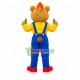 Hilarious Bear Wearing Fashion Overalls Mascot Costume Hilarious Bear Wearing Fashion Overalls Mascot Costume