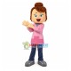 Plainly Dressed Rural Female Teacher Mascot Costume Plainly Dressed Rural Female Teacher Mascot Costume