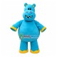 Blue Hippo With Innocent Smiley Face Mascot Costume Blue Hippo With Innocent Smiley Face Mascot Costume