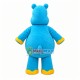 Blue Hippo With Innocent Smiley Face Mascot Costume Blue Hippo With Innocent Smiley Face Mascot Costume