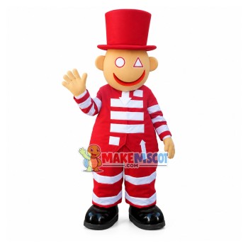 Smiley Traffic Sign Doll Cartoon Mascot Costume