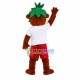 The Tiger With Leaves On Head Mascot Costume The Tiger With Leaves On Head Mascot Costume