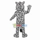 Big-nosed Adult White Tiger Mascot Costume Big-nosed Adult White Tiger Mascot Costume