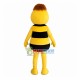 Brown Haired Puzzled Little Bee Mascot Costume Brown Haired Puzzled Little Bee Mascot Costume