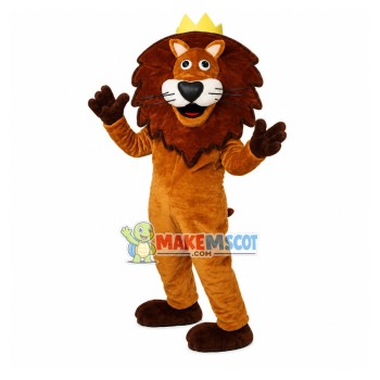 The Enlightened Lion King Mascot Costume The Enlightened Lion King Mascot Costume
