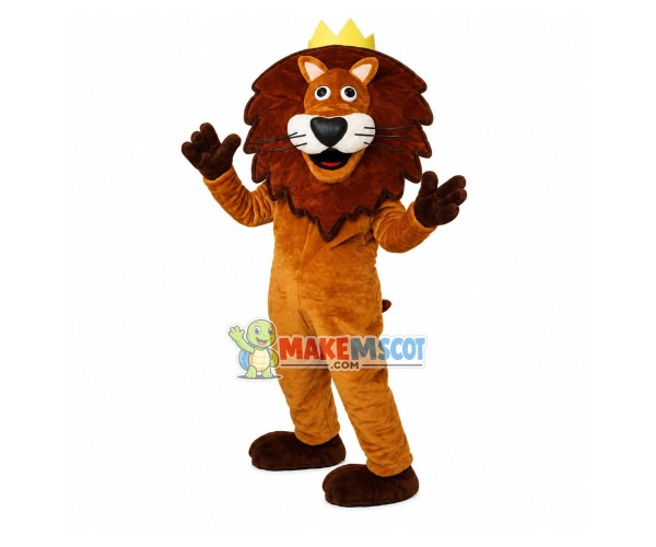 The Enlightened Lion King Mascot Costume The Enlightened Lion King Mascot Costume