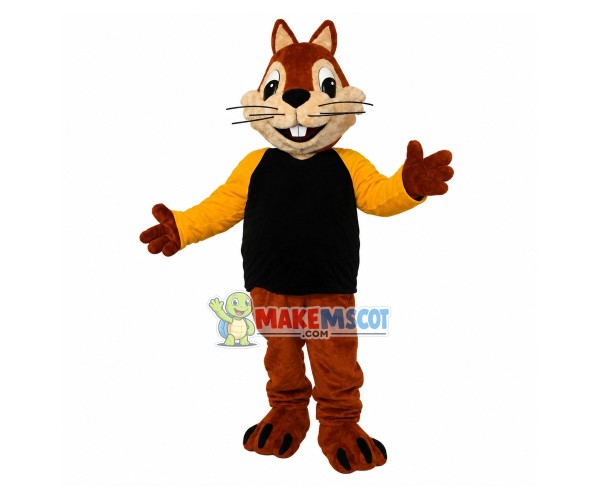 Quick Thinking College Squirrel Mascot Costume Quick Thinking College Squirrel Mascot Costume