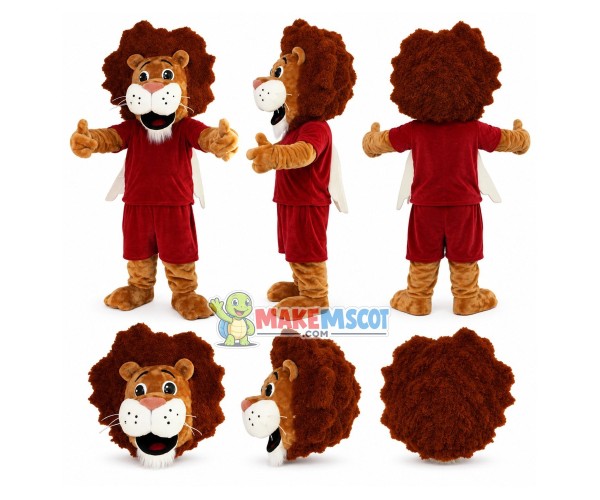 Basketball Player Flying Lion Mascot Costume Basketball Player Flying Lion Mascot Costume