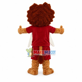 Basketball Player Flying Lion Mascot Costume Basketball Player Flying Lion Mascot Costume