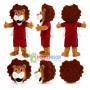 Basketball Player Flying Lion Mascot Costume
