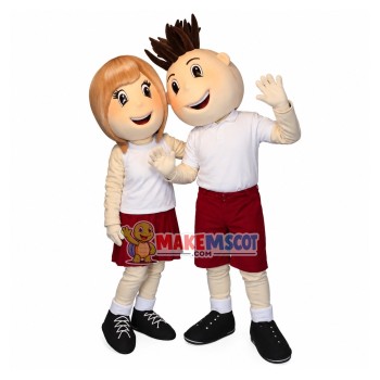 The Active Teenager In Unified Uniform Mascot Costume The Active Teenager In Unified Uniform Mascot Costume