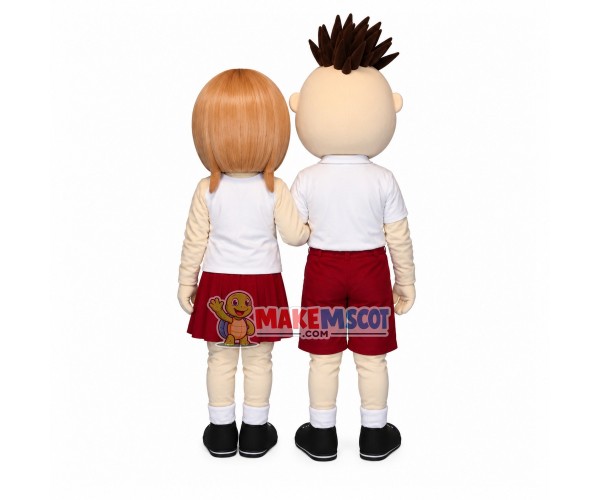 The Active Teenager In Unified Uniform Mascot Costume The Active Teenager In Unified Uniform Mascot Costume