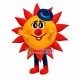 Gorgeous Sun With Top Hat Cartoon Mascot Costume Gorgeous Sun With Top Hat Cartoon Mascot Costume