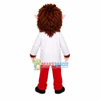Narcissistic Elf With Thick Hair Mascot Costume