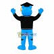 The Blue College Doctor Tiger Mascot Costume The Blue College Doctor Tiger Mascot Costume