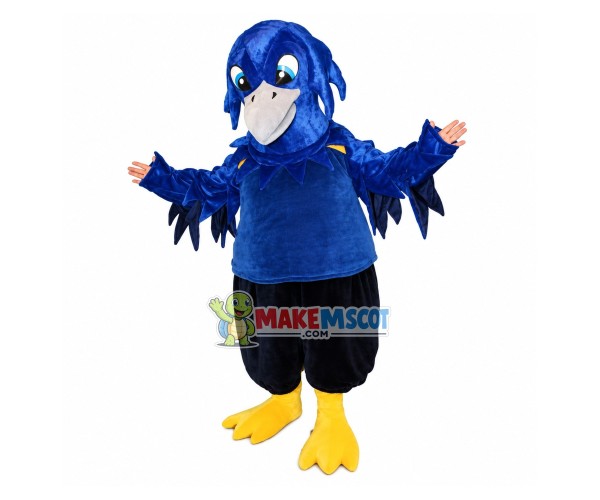 Blue Falcon of The Basketball Team Mascot Costume Blue Falcon of The Basketball Team Mascot Costume