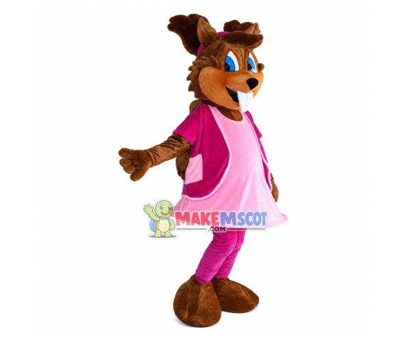 Jolly Squirrel Mascot Costume For Christmas Party Jolly Squirrel Mascot Costume For Christmas Party