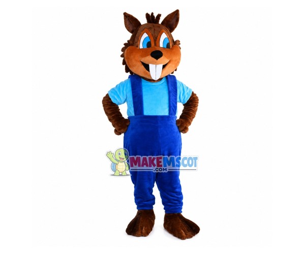 Jolly Squirrel Mascot Costume For Christmas Party Jolly Squirrel Mascot Costume For Christmas Party