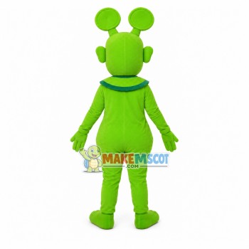 Strange Look Alien With Sucker Ears Mascot Costume Strange Look Alien With Sucker Ears Mascot Costume