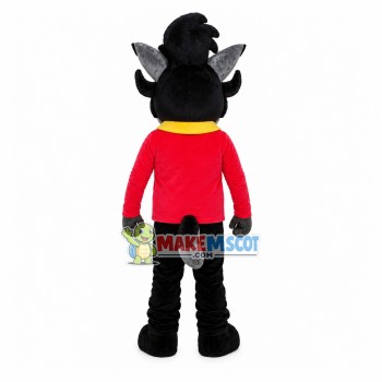 Standing Style The Black Horse Mascot Costume Standing Style The Black Horse Mascot Costume