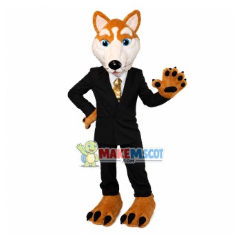 Successful Speaker Fox Mascot Costume Successful Speaker Fox Mascot Costume
