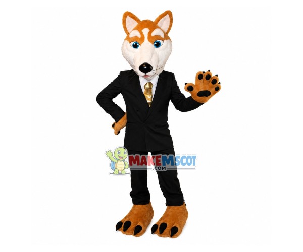 Successful Speaker Fox Mascot Costume