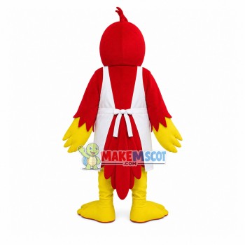 Dirty Ink Painted Teacher Bird Mascot Costume