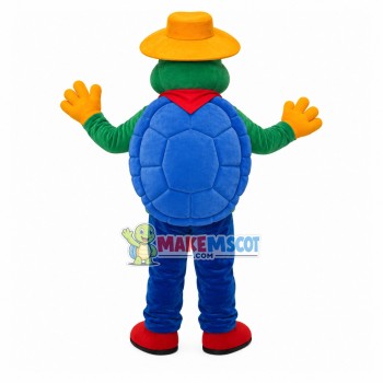 Tourist Guide Turtle of Geothermal Park Mascot Costume