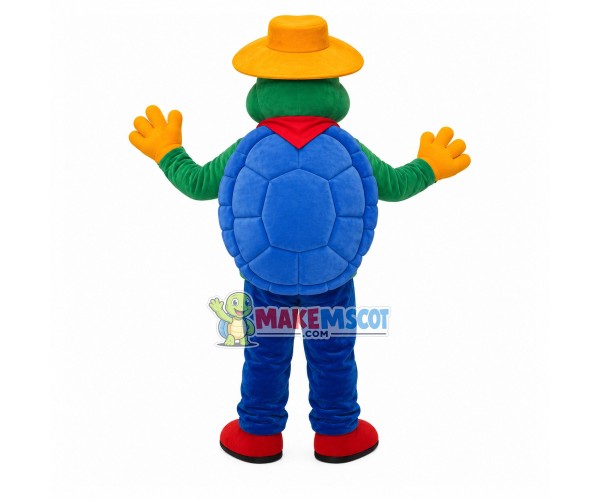 Tourist Guide Turtle of Geothermal Park Mascot Costume Tourist Guide Turtle of Geothermal Park Mascot Costume