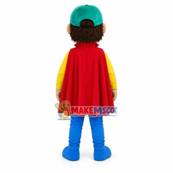 The Boy Rehearsing Stage Play Mascot Costume The Boy Rehearsing Stage Play Mascot Costume