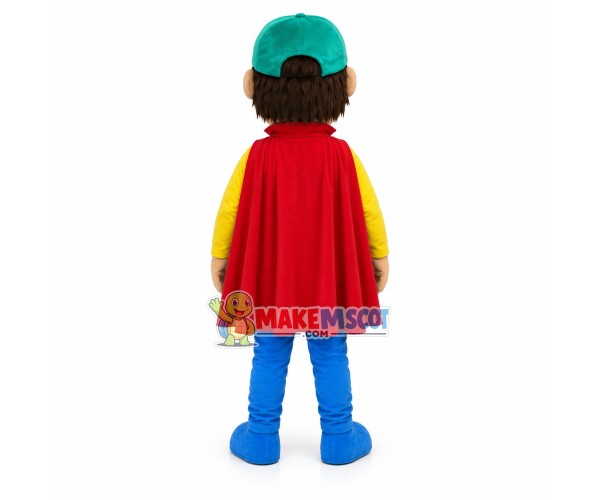 The Boy Rehearsing Stage Play Mascot Costume The Boy Rehearsing Stage Play Mascot Costume