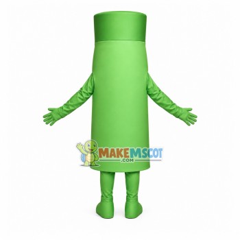 Green Bottle of Facial Beauty Lotion Mascot Costume Green Bottle of Facial Beauty Lotion Mascot Costume