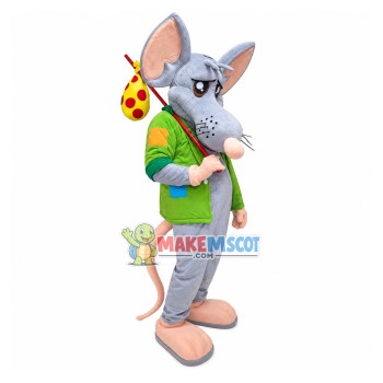 The Poor Giant Beggar Mouse Mascot Costume The Poor Giant Beggar Mouse Mascot Costume