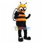 Flying Bee With Transparent Wings Mascot Costume