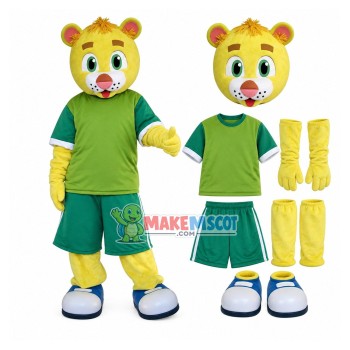 Little Tiger of Mixed School Mascot Costume Little Tiger of Mixed School Mascot Costume