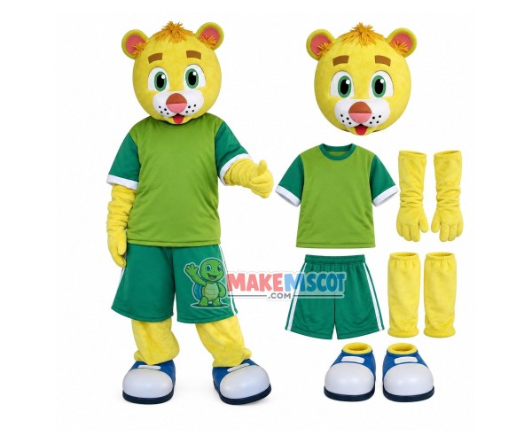 Little Tiger of Mixed School Mascot Costume Little Tiger of Mixed School Mascot Costume