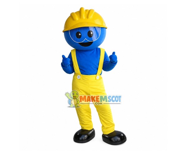Circuit Engineer Doll With Protective Glasses Mascot Costume Circuit Engineer Doll With Protective Glasses Mascot Costume