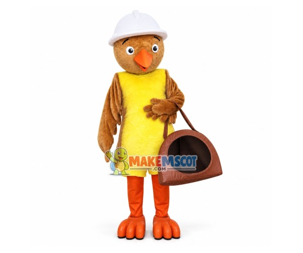 Inspection Bird Carrying Lady Bag Mascot Costume