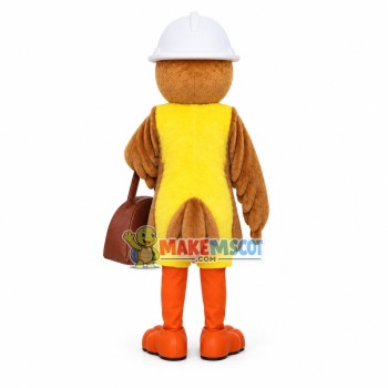 Inspection Bird Carrying Lady Bag Mascot Costume Inspection Bird Carrying Lady Bag Mascot Costume