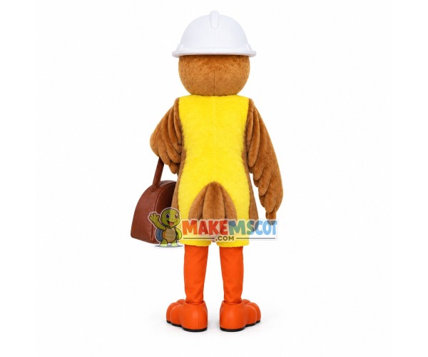Inspection Bird Carrying Lady Bag Mascot Costume Inspection Bird Carrying Lady Bag Mascot Costume