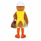Inspection Bird Carrying Lady Bag Mascot Costume Inspection Bird Carrying Lady Bag Mascot Costume